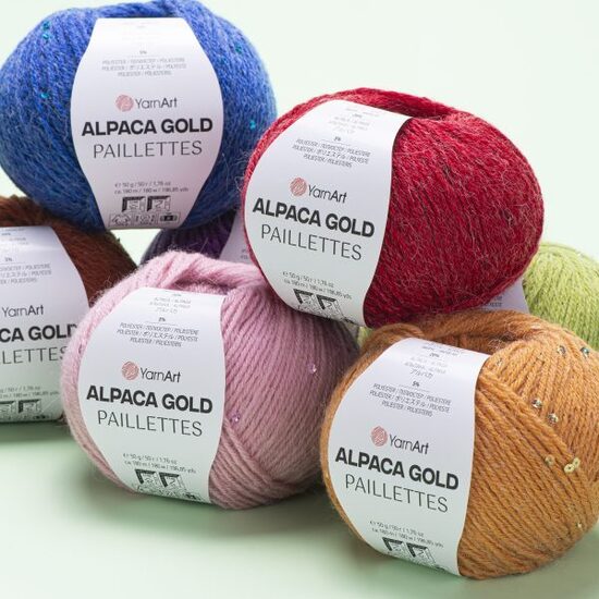 YarnArt ALPACA GOLD PAILLETTES