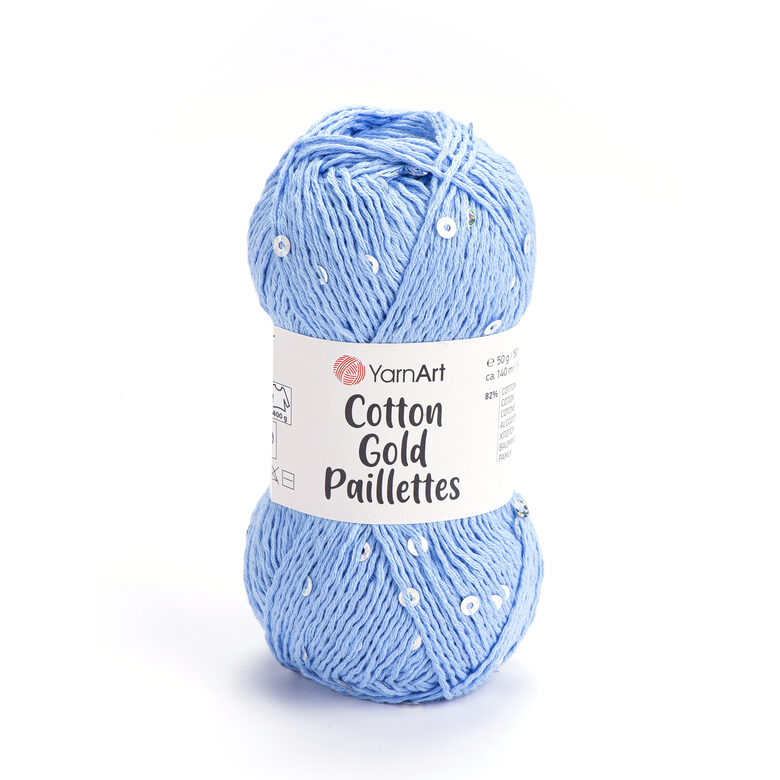 Cotton Gold Paillettes - 7110