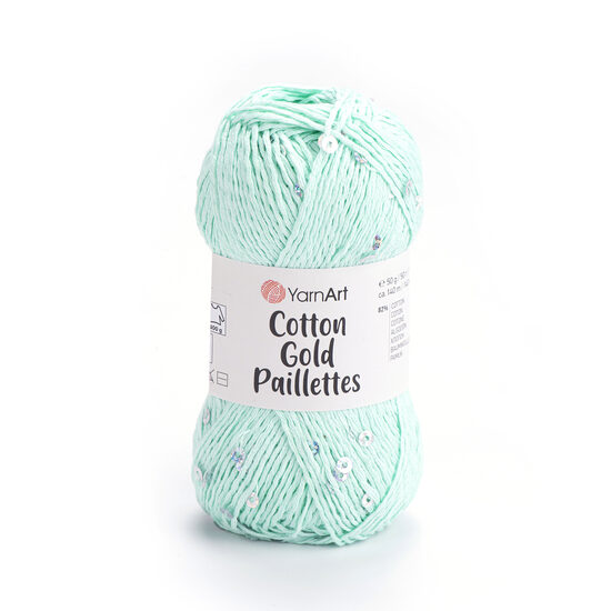 Cotton Gold Paillettes - 7112