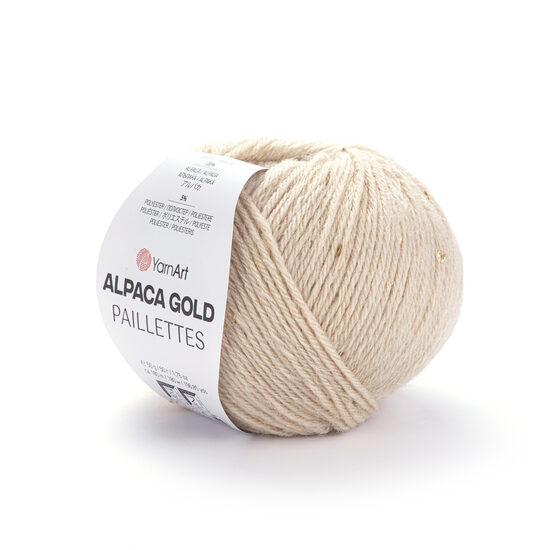 Alpaca Gold Paillettes - 9302