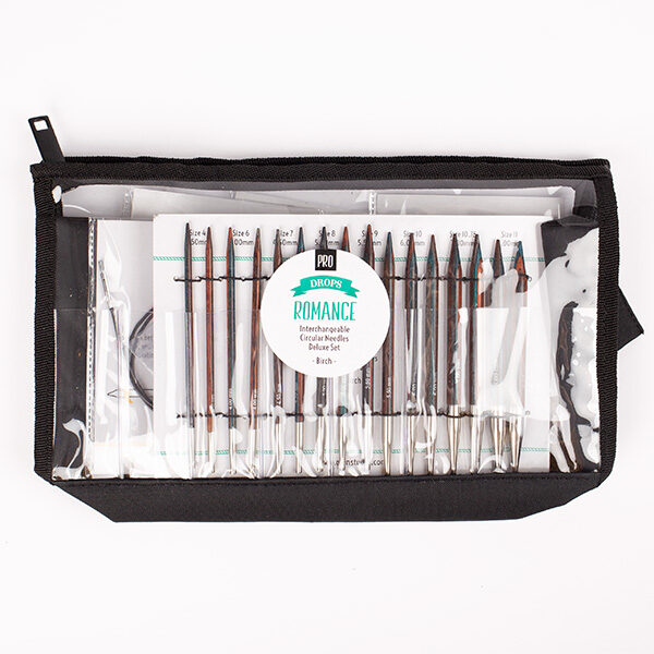 Apaļo adāmadatu ar maināmu stiepli komplekts ( Interchangeable Circular Needles Set)